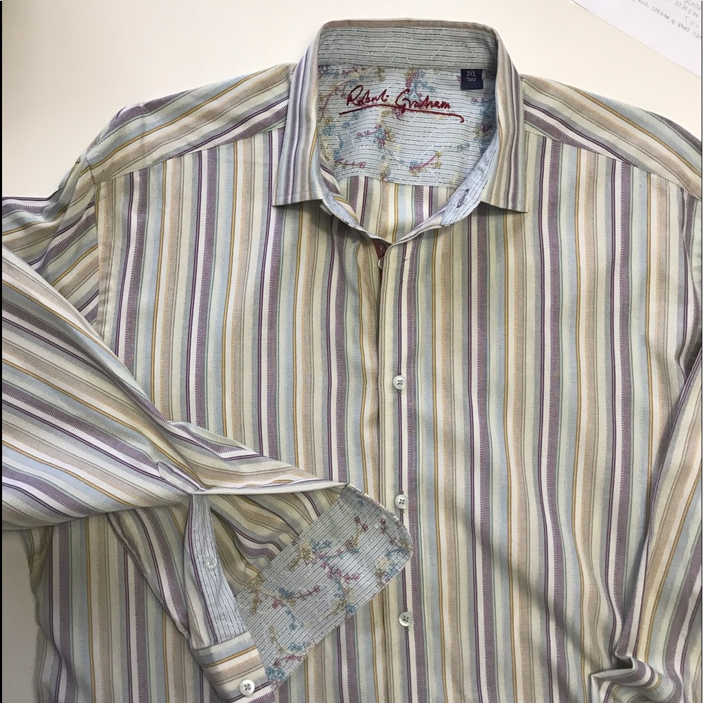 Robert Graham xxl striped long sleeve